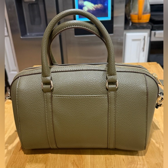 Nanette Lepore Dark Olive Jax Satchel Crossbody Bag W/Bag Charms NWT - Picture 7 of 16